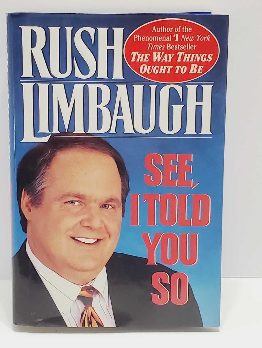 See, I Told You So Hardcover Book Rush Limbaugh 1993 Pocket Books